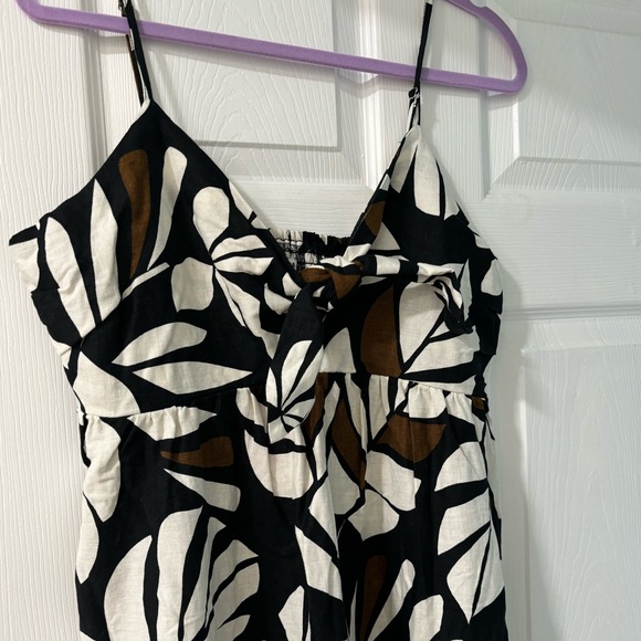 Tabitha Brown for Target Neutral Palm print maxi dress size L - Picture 4 of 13